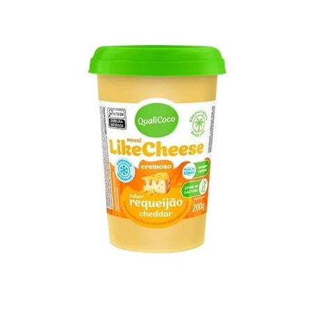 CREME LIKECHEESE QUALICOCO REQUEIJÃO CHEDDAR 200G