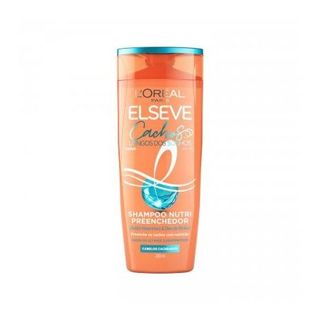 Shampoo elseve 200ml cachos ácido hialurônico e óleo de rícino