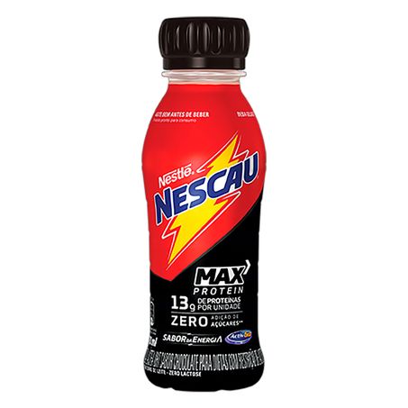 BEBIDA LÁCTEA UHT CHOCOLATE ZERO LACTOSE NESTLÉ NESCAU MAX PROTEIN