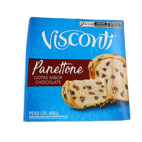 Panettone Visconti Chocolate Caixa 400gr 360-35