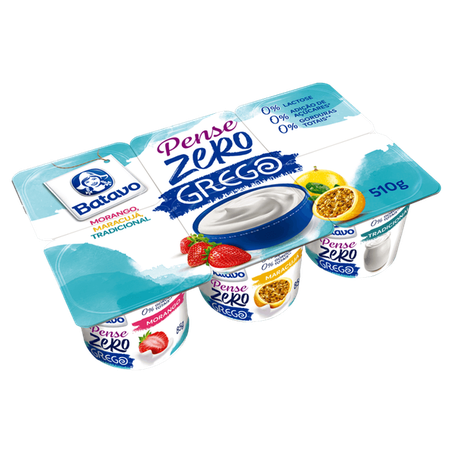Pense Zero Grego Batavo 510g Mix De Frutas
