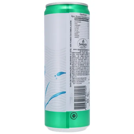 Agua mineral sarandi c/gas lata 350ml 360-18