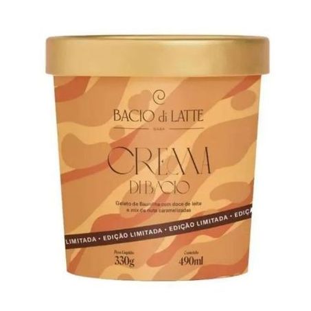 SORVETE BACIO DI LATTE 490ML CREMA 
