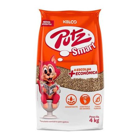 Areia Higiênica Putz Smart 4KG