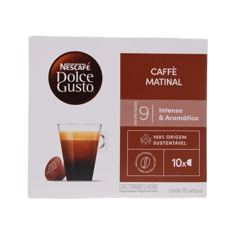 CAFÉ CÁPSULAS DOLCE GUSTO MATINAL C/10 UNIDADES 360-0