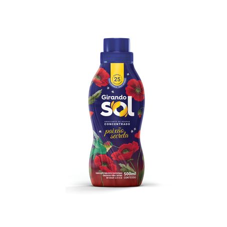 Amaciante concentrado girando sol paixão secreta 500ml