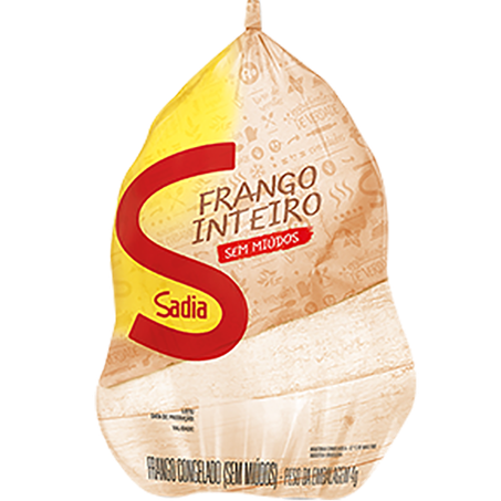 Frango inteiro congelado sadia kg