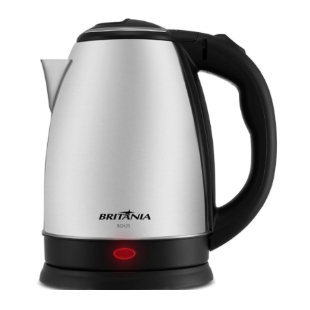 CHALEIRA ELÉTRICA 2L INOX 127V BRITÂNIA BCH25