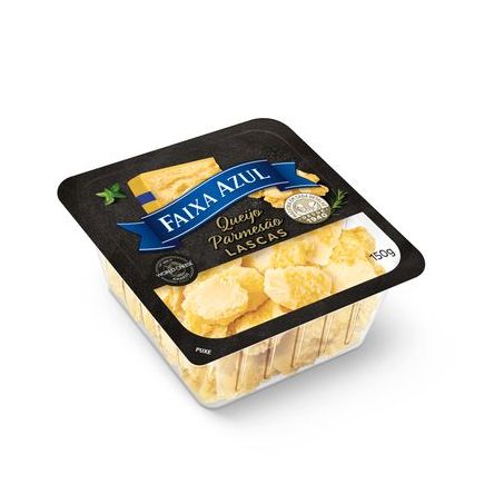 QUEIJO FAIXA AZUL PARMESAO LASCAS 150G