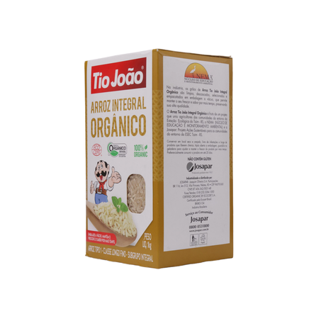 ARROZ TIO JOÃO INTEGRAL ORGÂNICO 1KG 360-8