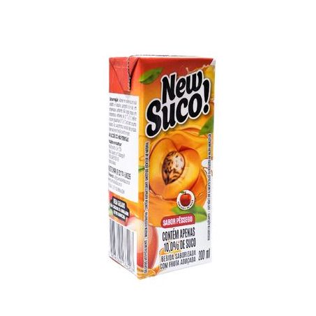 BEBIDA NEW SELECT PÊSSEGO TP 200ML