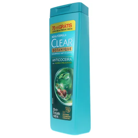 SHAMPOO ANTICASPA CLEAR ANTICOCEIRA L400ML P330ML 360-4