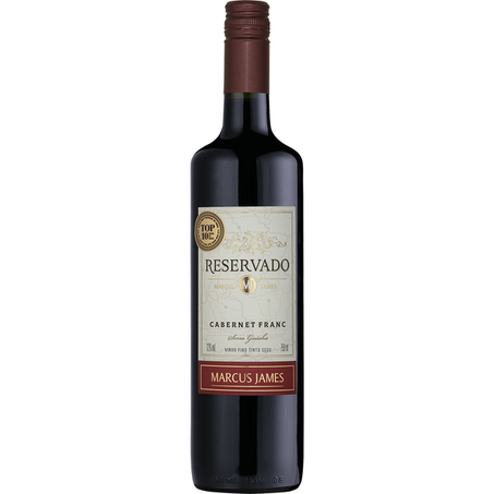 Vinho tinto cabernet franc reservado marcus james 750ml