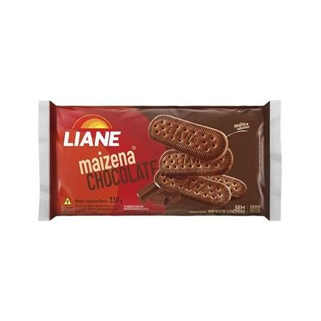 BISCOITO MAIZENA S/LACTOSE CHOCOLATE LIANE 330 G  
