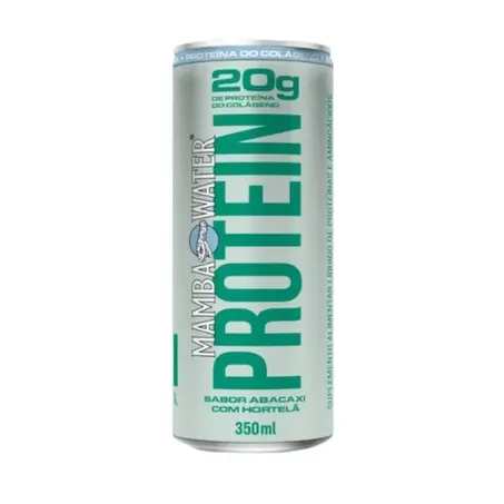Agua Mamba Protein 350ml Abacaxi c Hortela