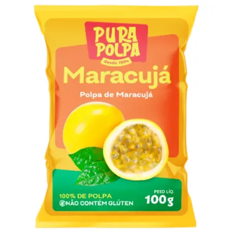 Polpa Pura Polpa Maracujá 100g
