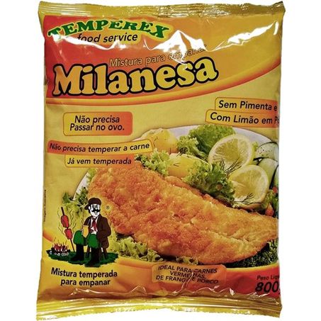 Mist P/ Empanar Temperex Milanesa 300g S/Pimenta C/Limao Pó