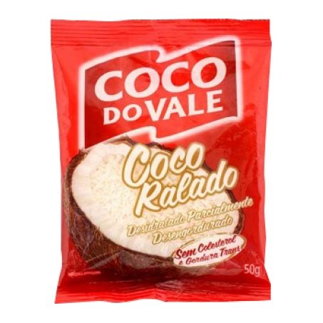 COCO RALADO DO VALE 50G DESIDRATADO