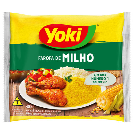 Farofa Yoki Pronta Milho 400g