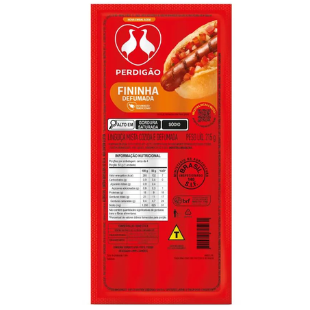LINGUIÇA PERDIGÃO FININHA 215G