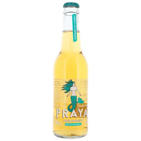 Cerveja Praya Lager Puro Malte Long Neck 355ml 
  360-35