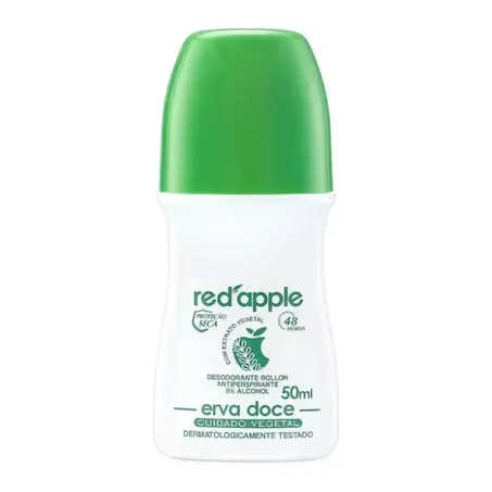 Desodorante Rollon Red Apple 50ml Erva Doce