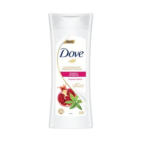 Hidratante Corporal Dove Loção Desodorante Romã & Verbena Frasco 400ml
