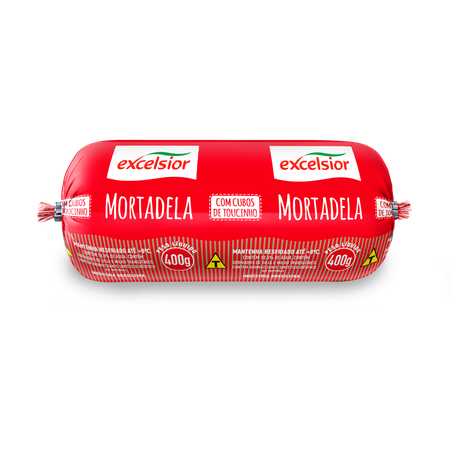 Mortadela excel c.t 400g