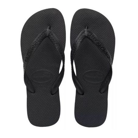 Sandalias havaianas top preta 33-34