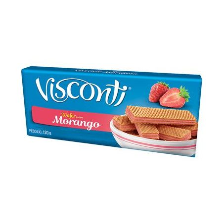 WAFER VISCONTI 120G MORANGO