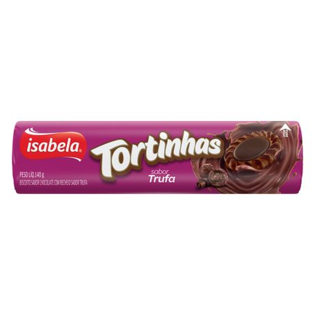 Biscoito isabela tortinha trufa 140g