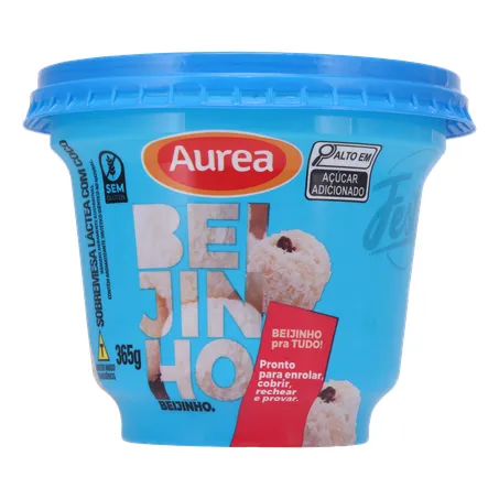 Sobremesa beijinho aurea pote 365g 360-1