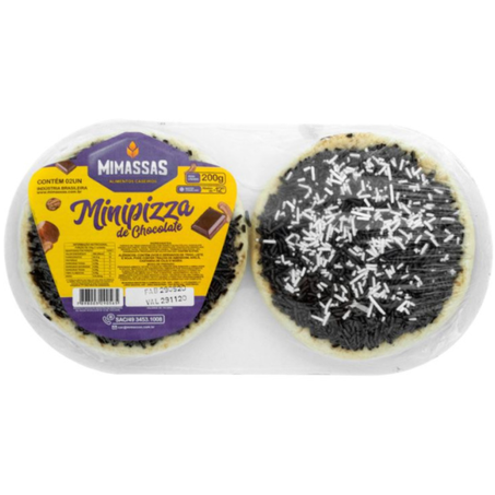 Pizza mini mimassas cong 200g chocolate