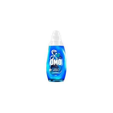 Lava roupas líquido omo ciclo rapido ação antiodor 750ml