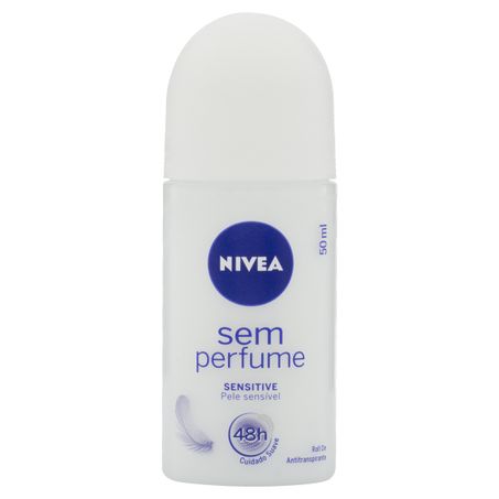 DESODORANTE ROLL-ON SENSITIVE SEM PERFUME NIVEA