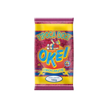 Pipoca okei 102g doce