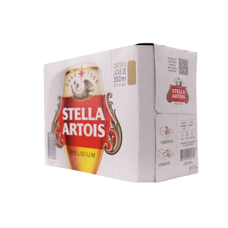 Cerveja stella artois 350ml c/8 und 360-38