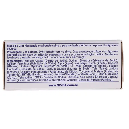 Sabonete nivea hidratante pure milk fresh caixa 90g 360-4