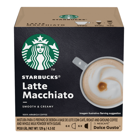 Capsulas Starbucks C/12 Latte Macchiato