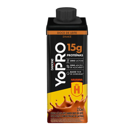 Bebida Láctea Yopro Whey 15g Doce de Leite 250ml