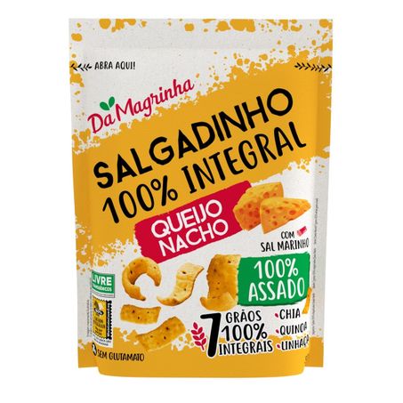 SALGADINHO DA MAGRINHA 30G QUEIJO NACHO INTEGRAL