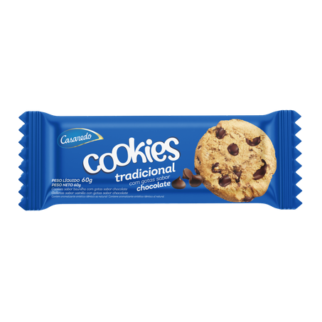 Cookies casaredo baunilha e chocolate 60gr
