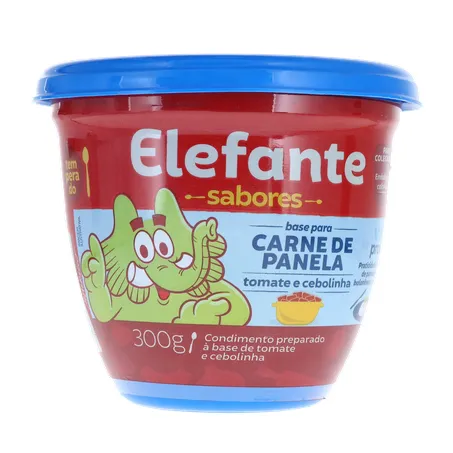 Extrato de tomate elefante carne de panela pote 300g 360-35
