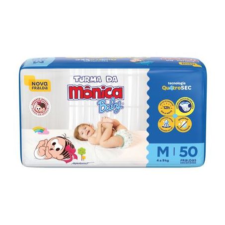 Fralda Turma Monica Baby m C/50