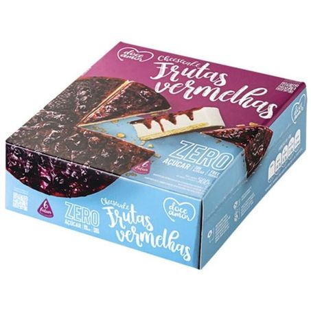 Torta Doce Amor cheesecake frutas vermelhas 500g