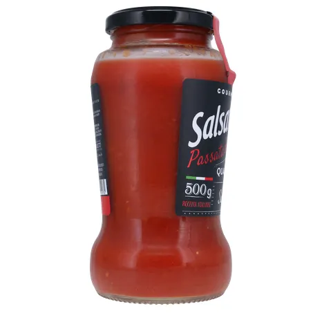 Molho de tomate passata salsaretti gourmet rústica vidro 500g 360-29