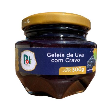 Geleia Poli 300g Uva C/Cravo