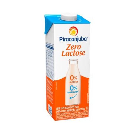 LEITE PIRACANJUBA 1L ZERO LACTOSE DESNAT.