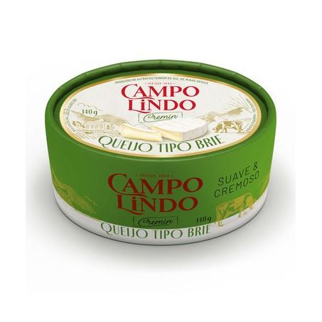 QUEIJO BRIE OVAL CREMIN CAMPO LIMPO 140G