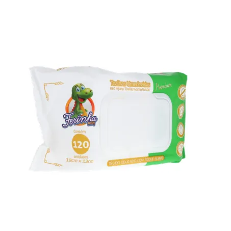 TOALHAS UMEDECIDAS FERINHA BABY PREMIUM TOQUE SUAVA PACOTE C/120UNID 360-32